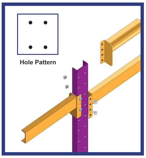 structural style pallet racking