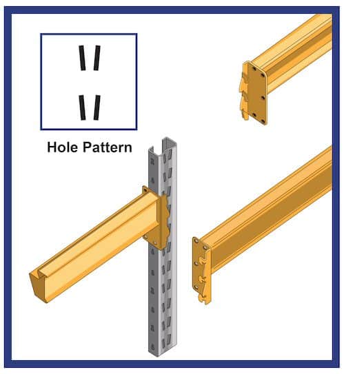 penco style pallet racking illustration