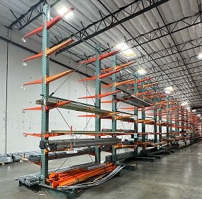 Industrial storage racks for materials