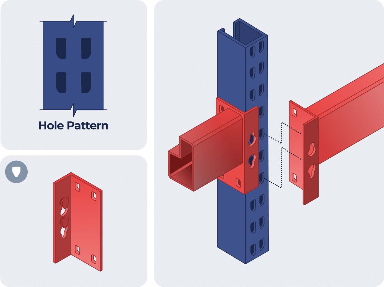 Illustration of structural connection design.